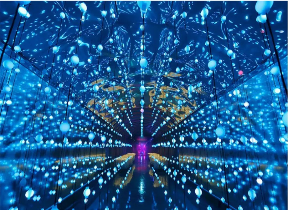 Suyanggae Light Tunnel · Danyang · 2017 · APEX LITE — Initial lighting design & system setup (in permanent operation)